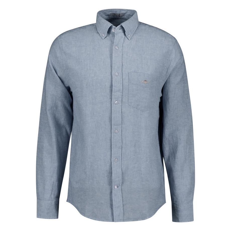 Camicia Uomini Confezione da 1 Vestibilità confortevole-REGULAR COTTON LINEN SHIRT