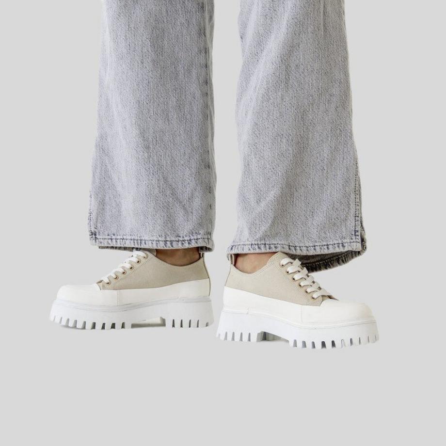 BRONX  baskets groov-y low lace up canvas 