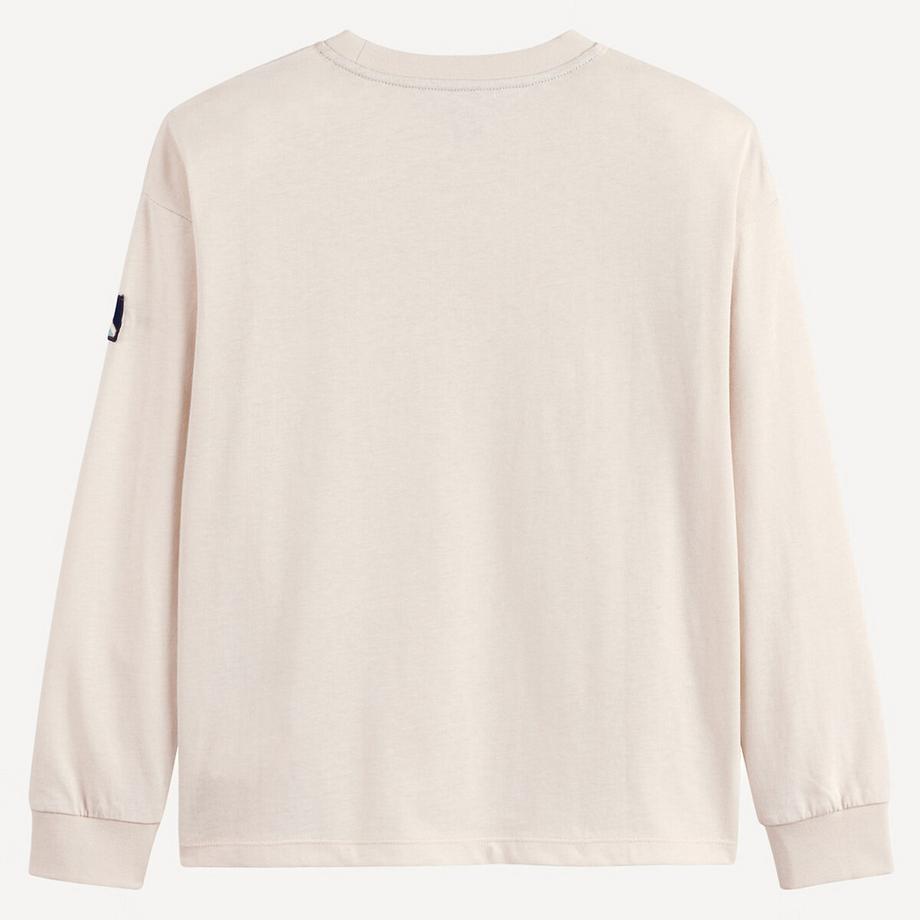 La Redoute Collections  T-shirt manches longues avec patchs 