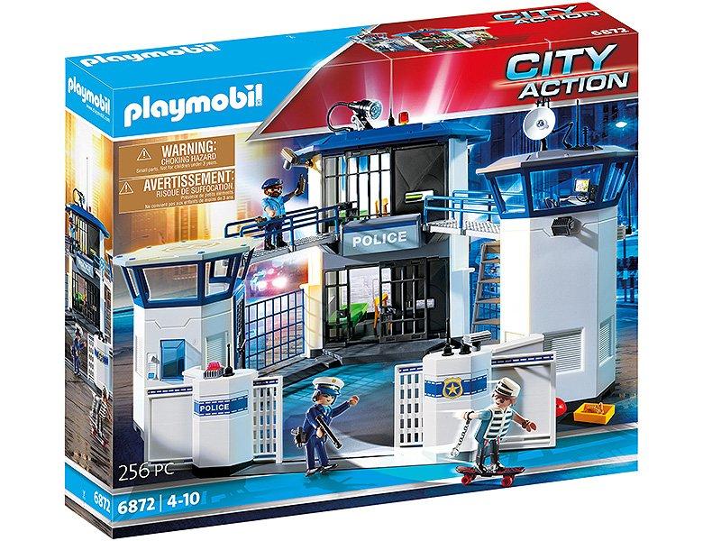 Playmobil  City Action Polizei-Kommandozentrale mit Gefängnis (6872) 