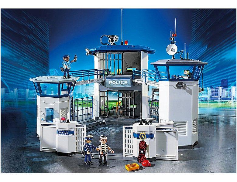 Playmobil  City Action Polizei-Kommandozentrale mit Gefängnis (6872) 
