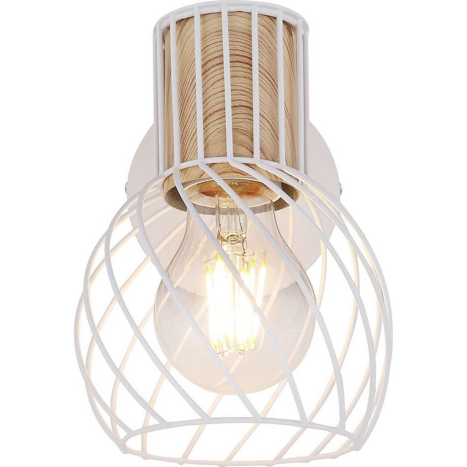 mutoni Spot Luise métal blanc 1xE27  