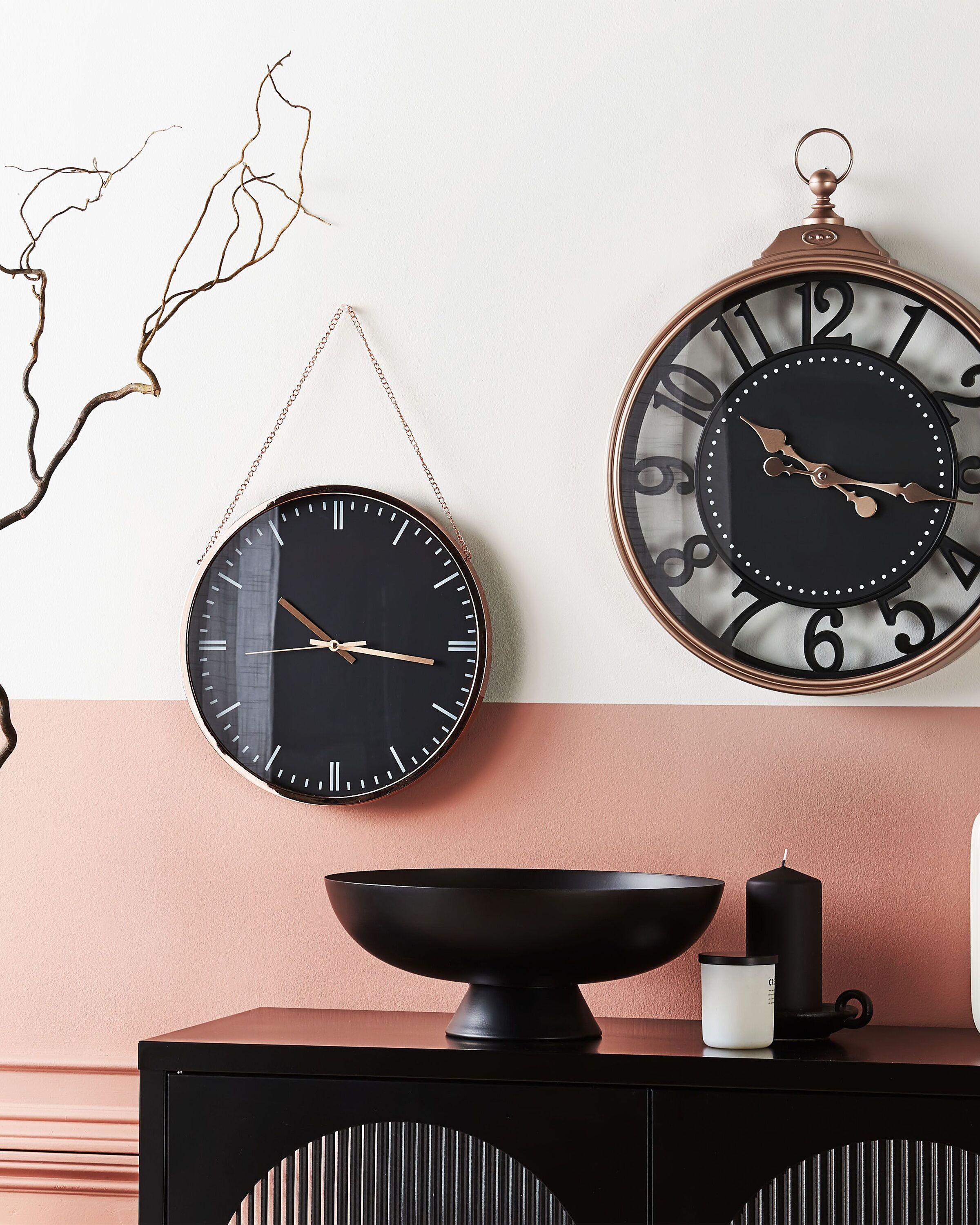 Beliani Horloge murale en Matière synthétique Moderne BEZAS  