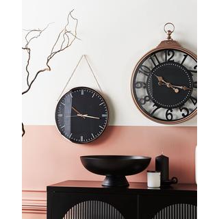 Beliani Horloge murale en Matière synthétique Moderne BEZAS  