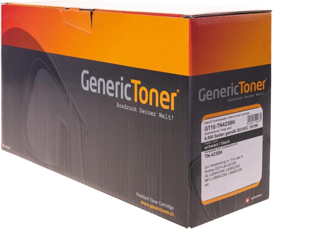 GenericToner  Toner Brother TN423BK 6'500 Seiten, schwarz 