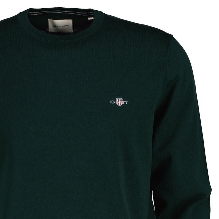 GANT Pull en coton classique col rond  