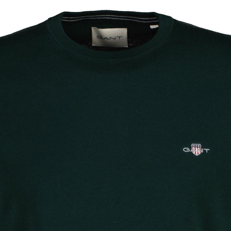GANT Pull en coton classique col rond  