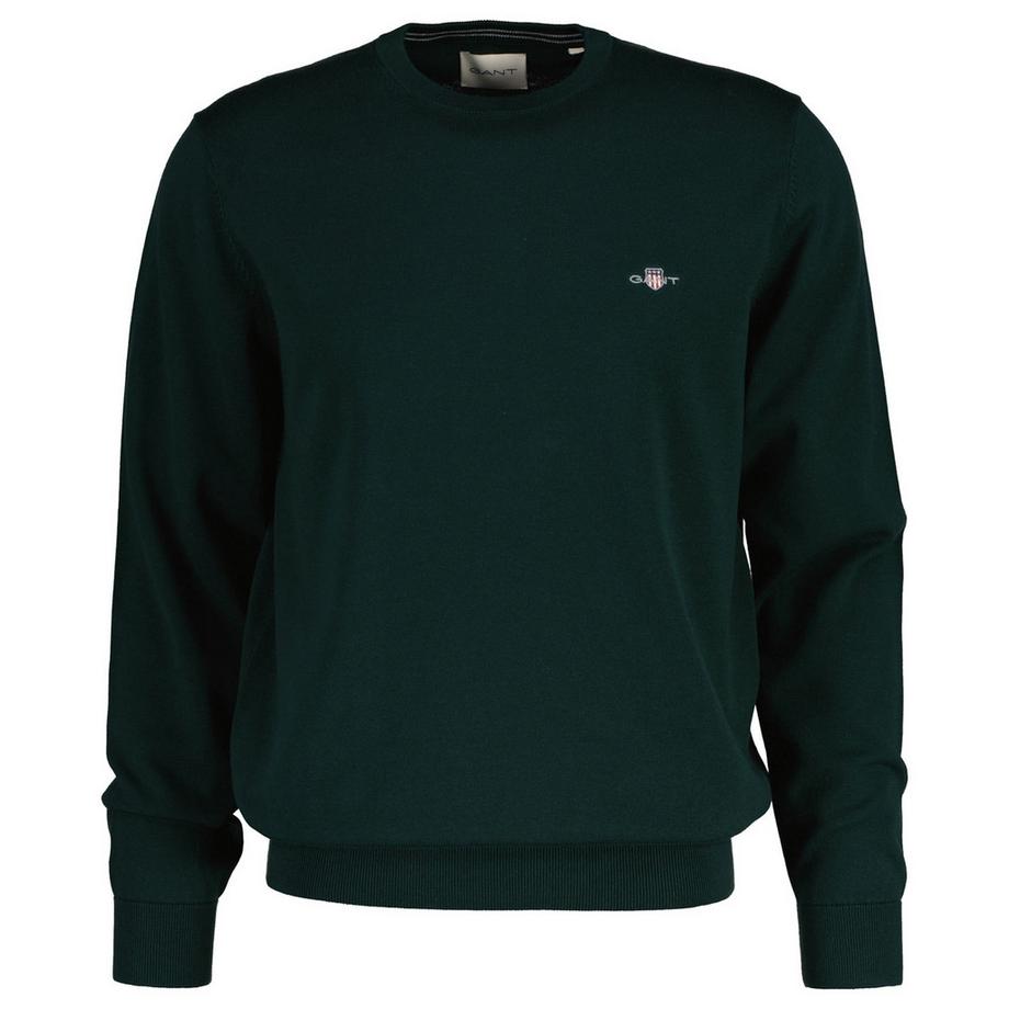 Pull en tricot  Confortable à porter-CLASSIC COTTON C-NECK