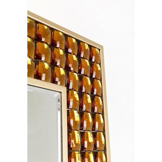 KARE Design Specchio da parete Cristalli ottone 80x180  