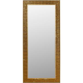 KARE Design Miroir mural Cristaux laiton 80x180  