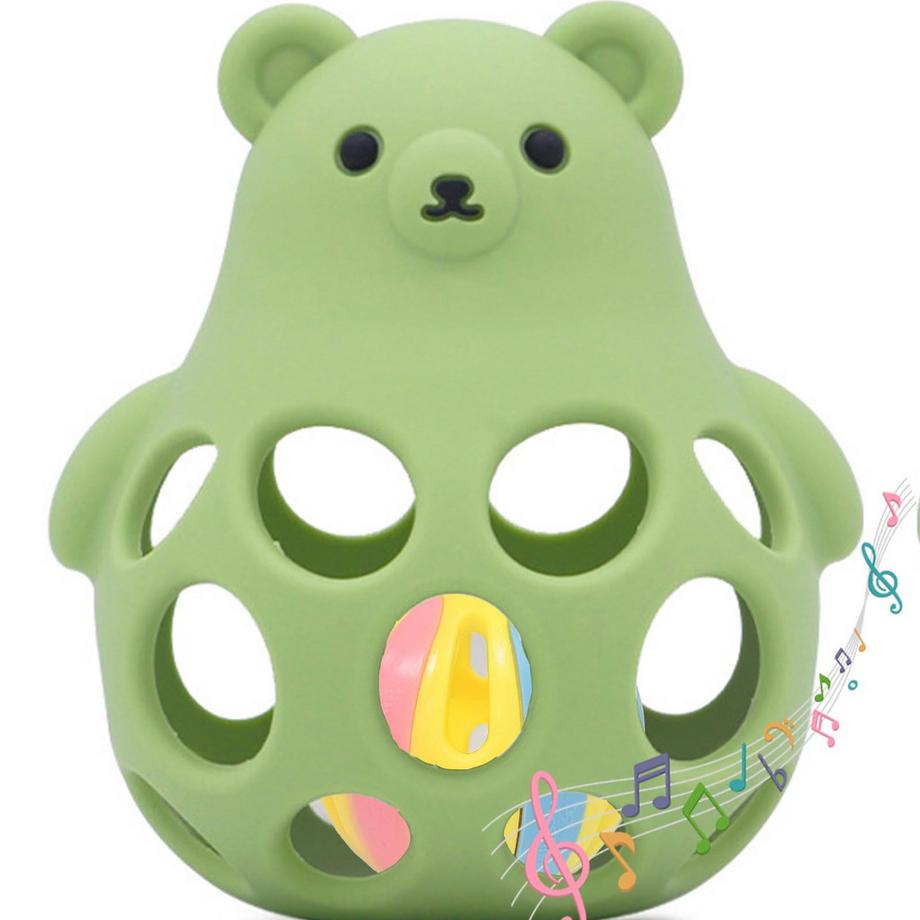 Boule de préhension pour bébé - jouet pour bébé，aide à la dentition pour bébé