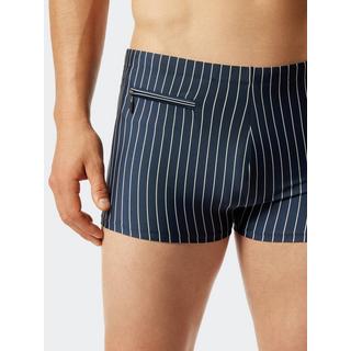Schiesser Aqua Gestreifte Badehose  