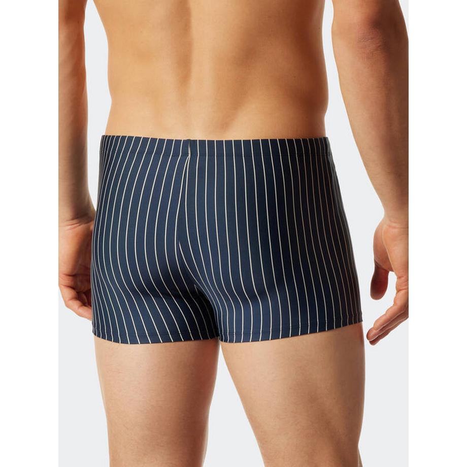 Schiesser Aqua Gestreifte Badehose  