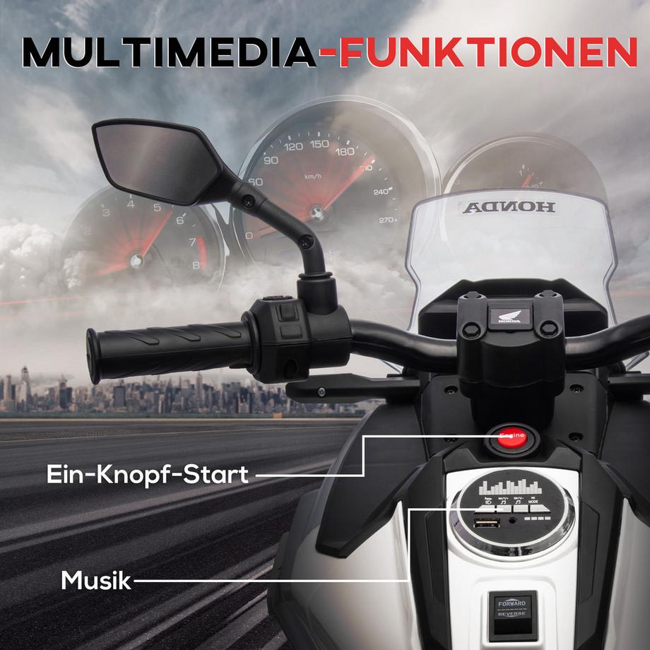 AIYAPLAY  Kinder Elektro Motorrad 