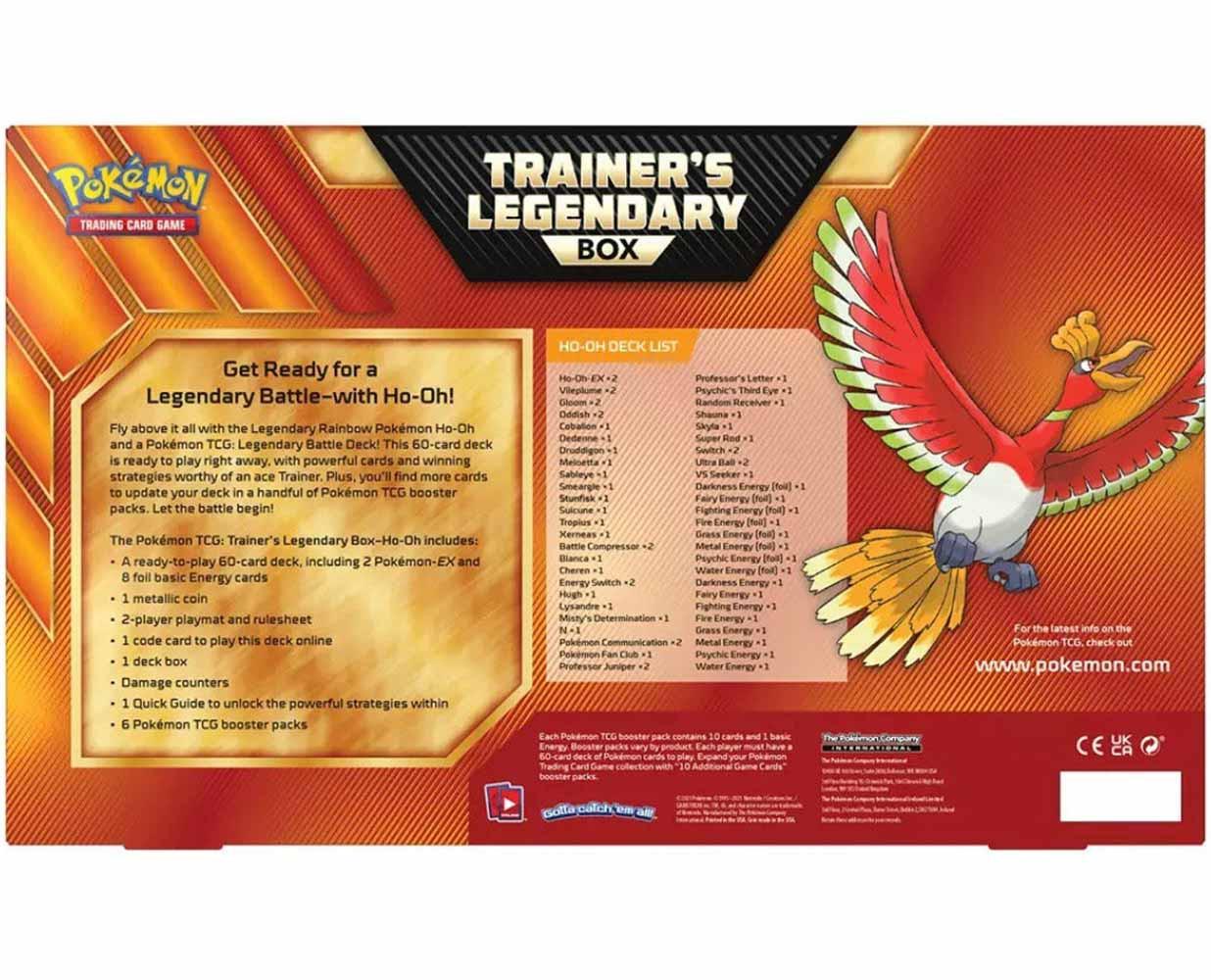 Pokémon  Trainer's Legendary Box Ho-Oh - EN 