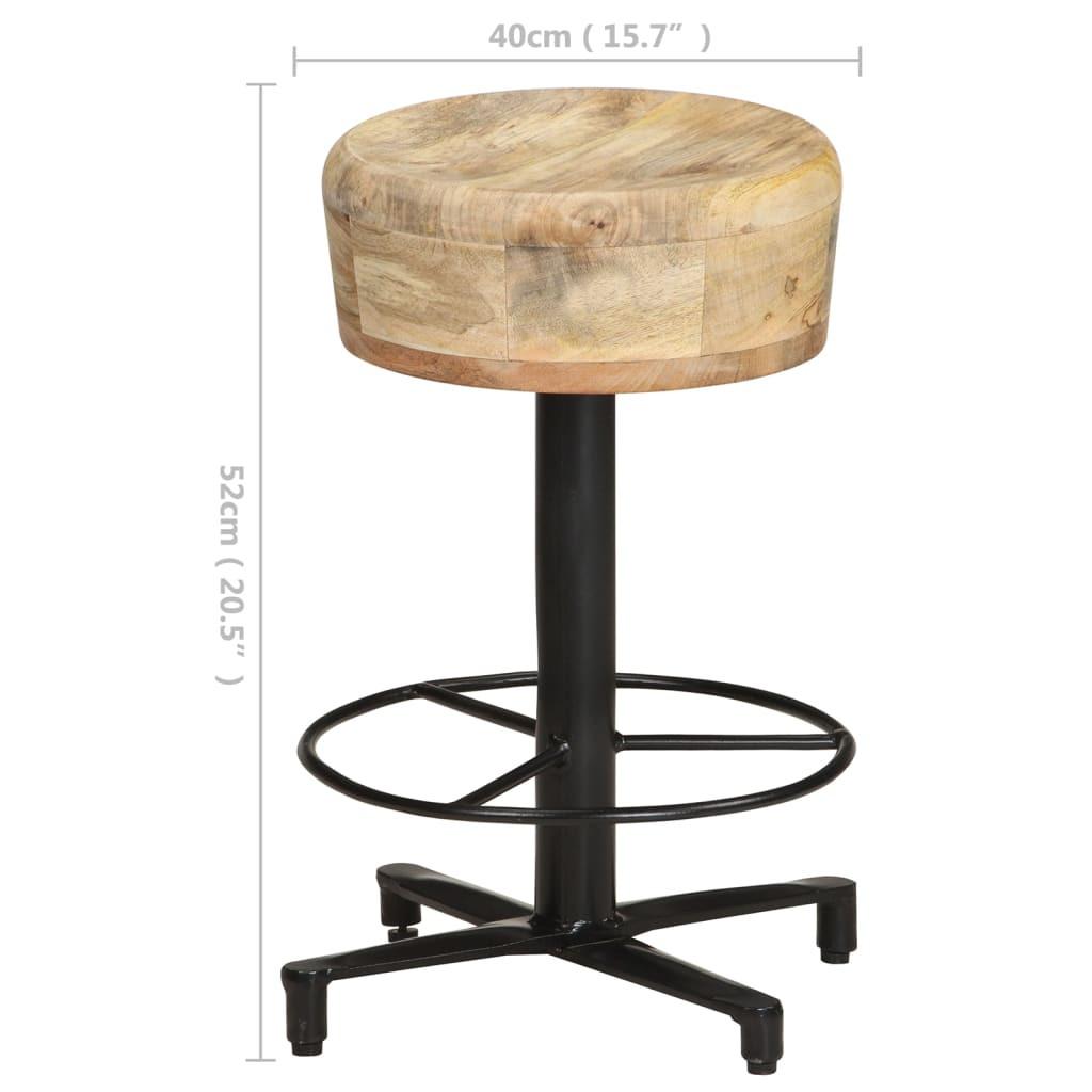 VidaXL Tabouret de bar bois  