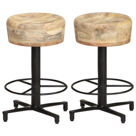 VidaXL Tabouret de bar bois  