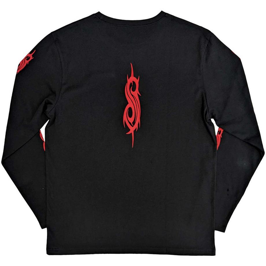 Slipknot T-Shirt a Maniche Lunghe Skeleton Flag  