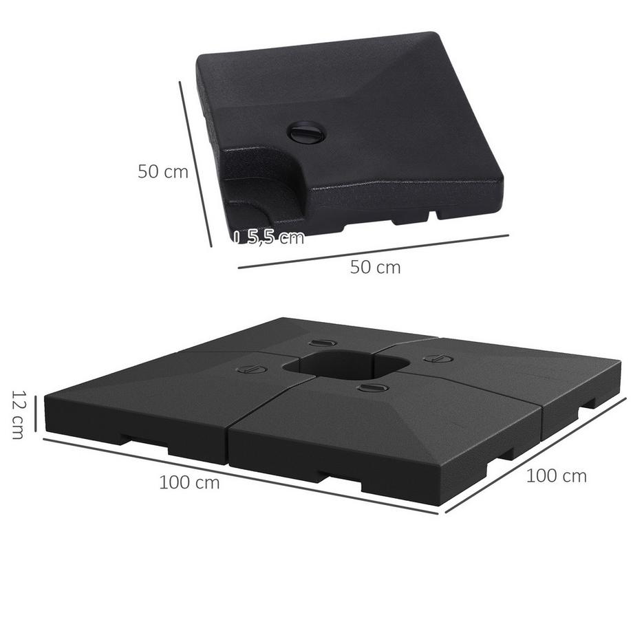 Outsunny Sonnenschirmgewicht  