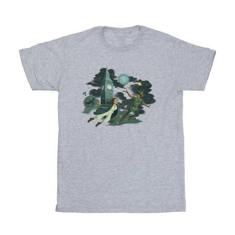 T-ShirtMotiftyle Big Ben Et Nuages