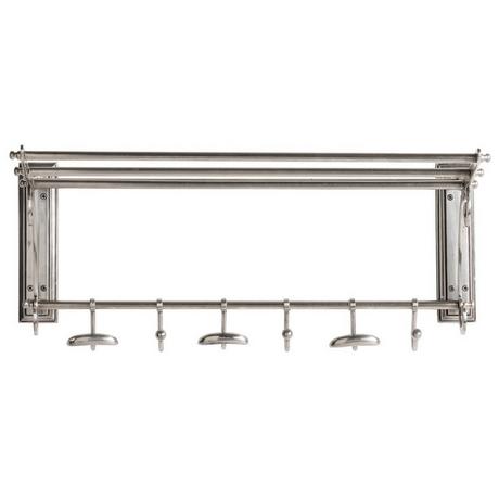 Calicosy Attaccapanni da parete con 6 ganci e porta cappelli  