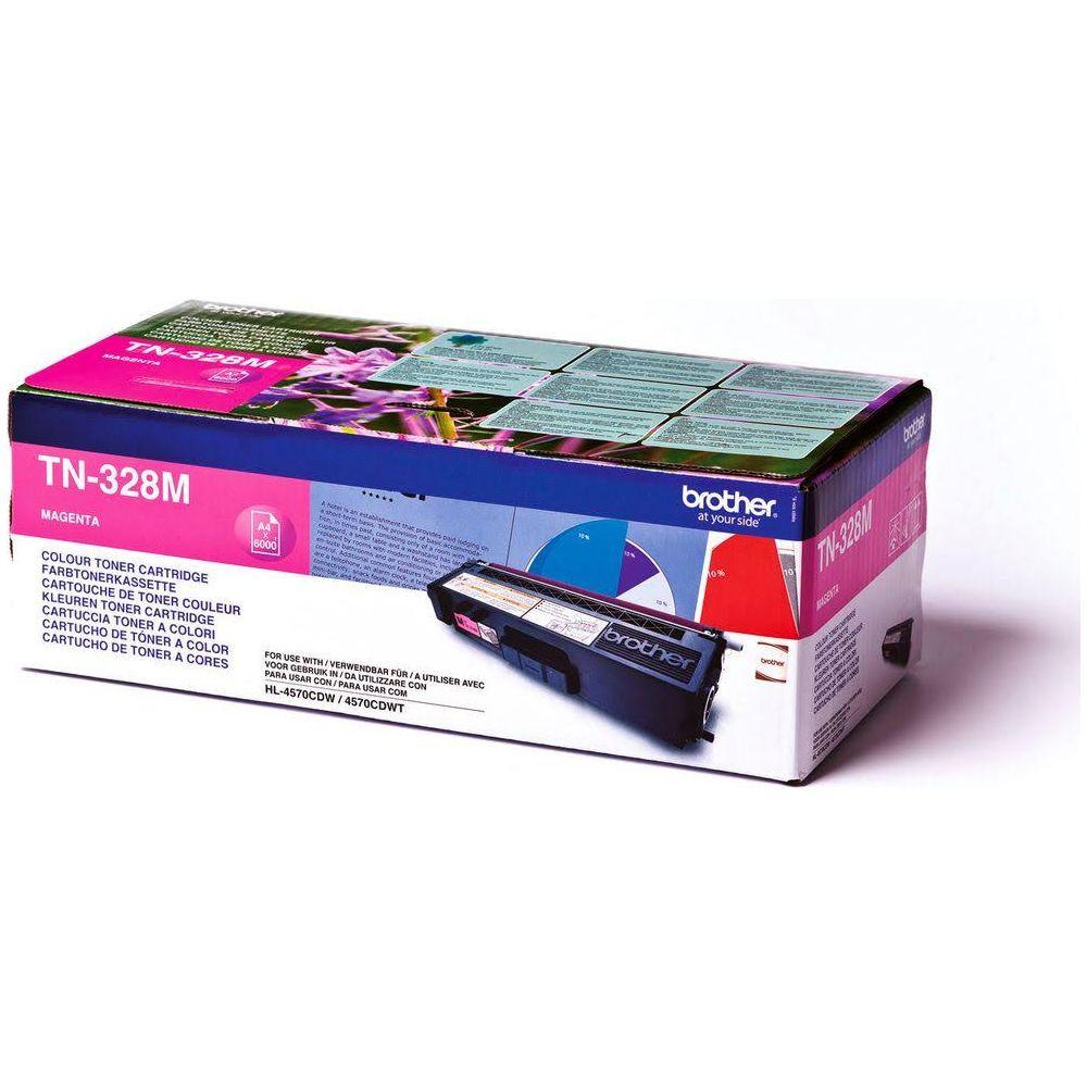 brother  BROTHER Toner Super HY magenta TN-328M HL-4570CDN 6000 Seiten 