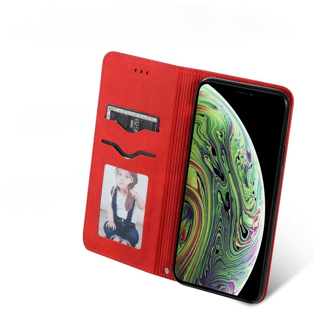 Cover-Discount  iPhone 11 Pro Max - étui business flip rouge 