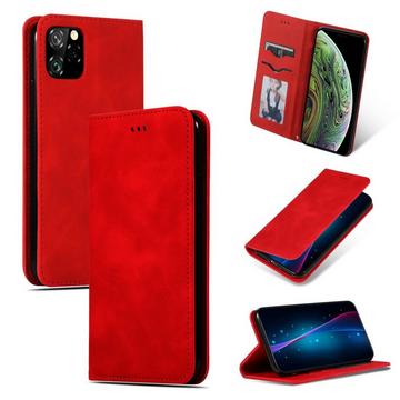 iPhone 11 Pro Max - étui business flip rouge