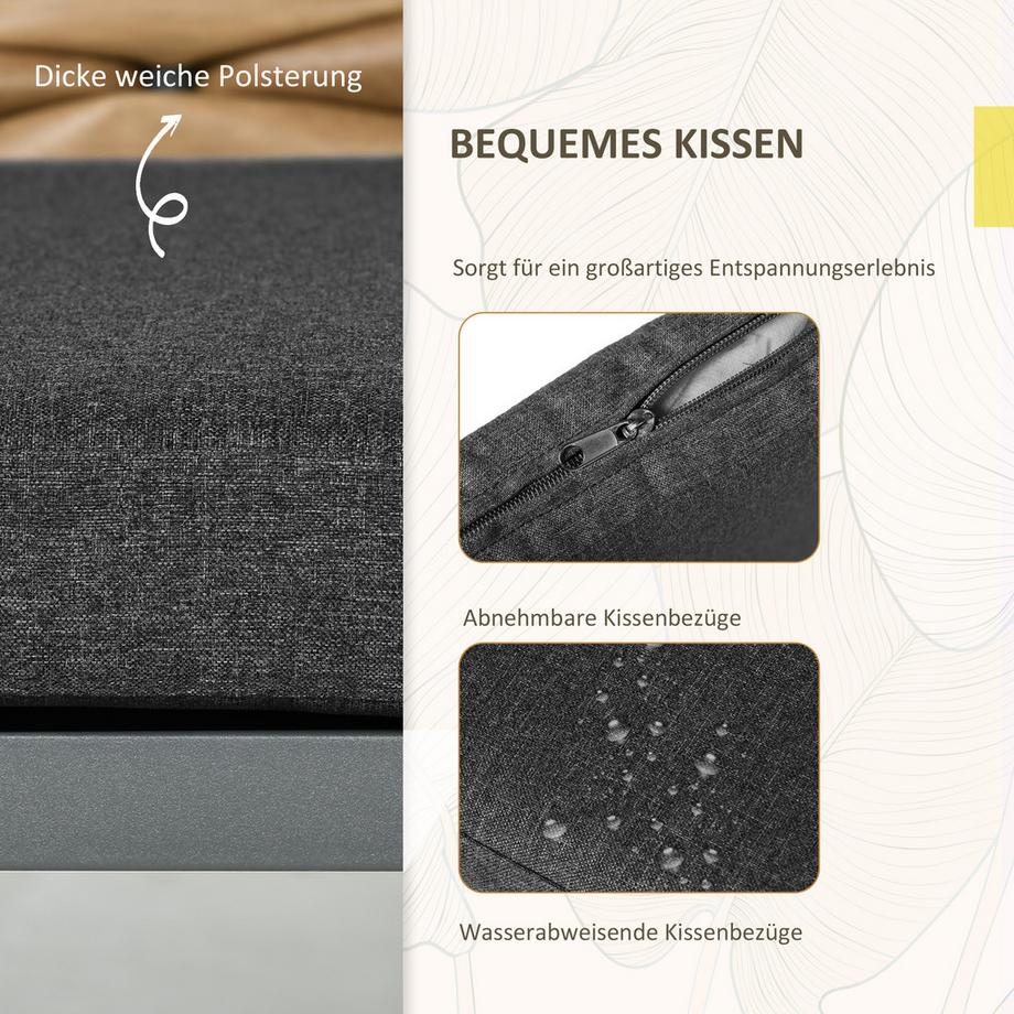 Outsunny Ensemble de salon de jardin  