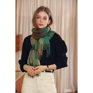 Only-bags.store Sciarpa Oversize a Quadri Effetto Cashmere  