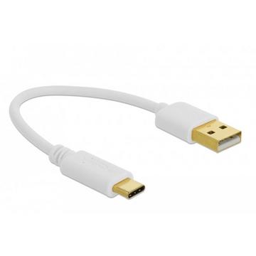 85355 USB Kabel 0,15 m USB A USB C Weiß