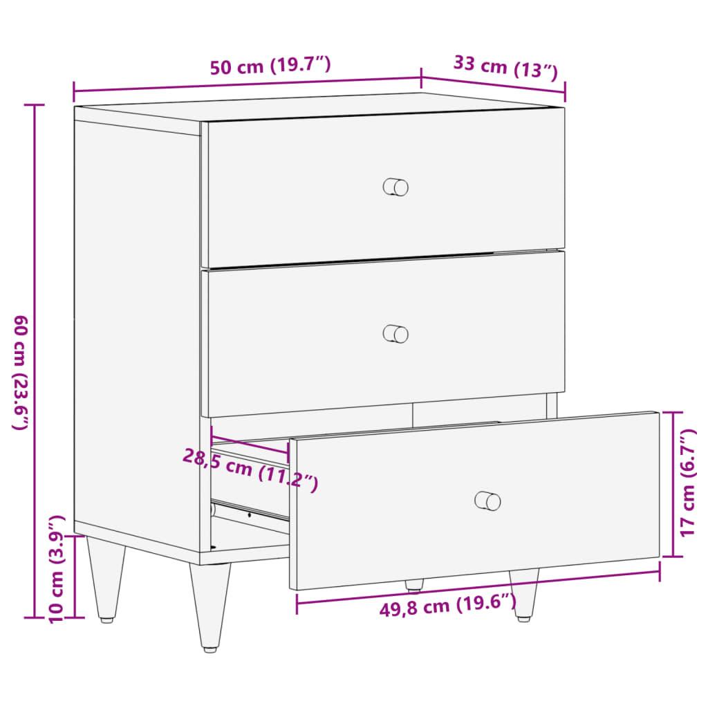 VidaXL comodino Legno  