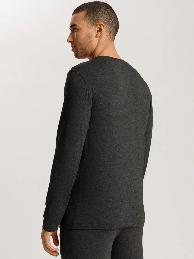 HANRO Casuals Chemise Manches Longues Col V  