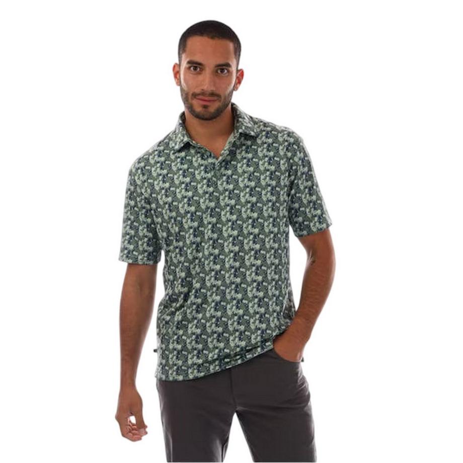 FARAH Polo Trawick Motif Géométrique  