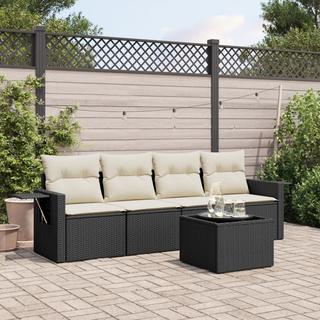 VidaXL set divano da giardino Polirattan  