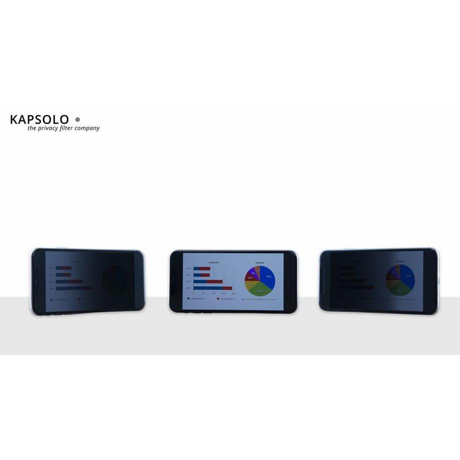 KAPSOLO  2-Way Filtro adesivo per schermo iPhone X 