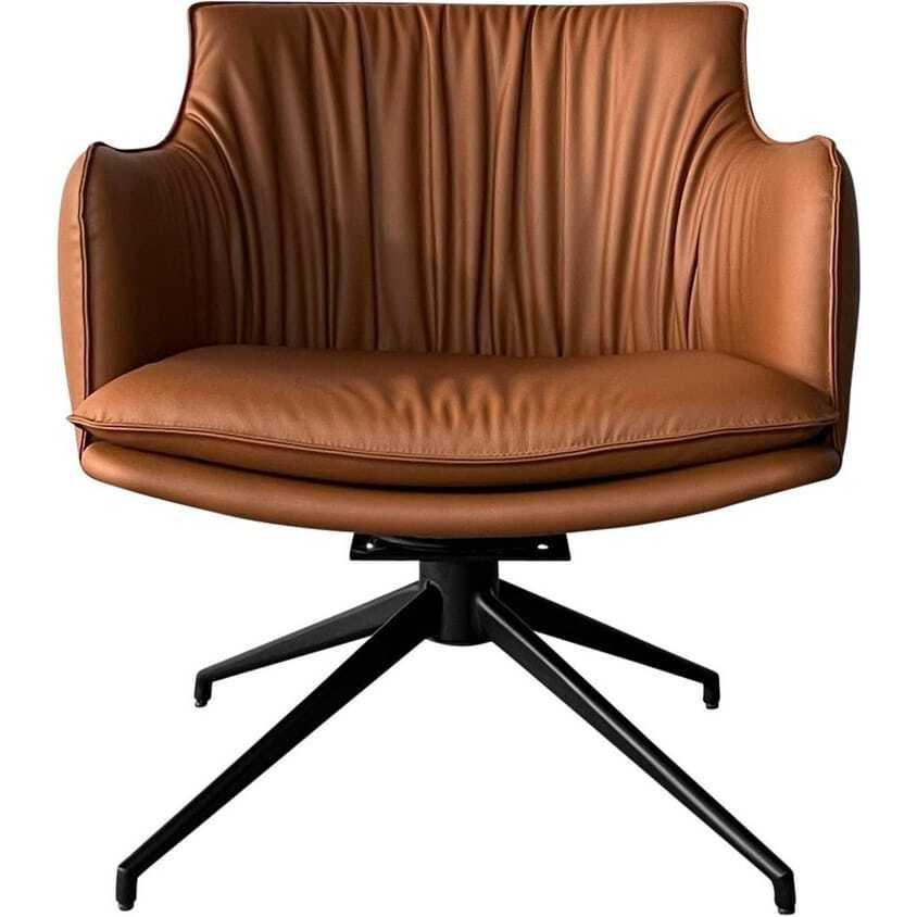 mutoni Fauteuil pivotant Vermont cognac  