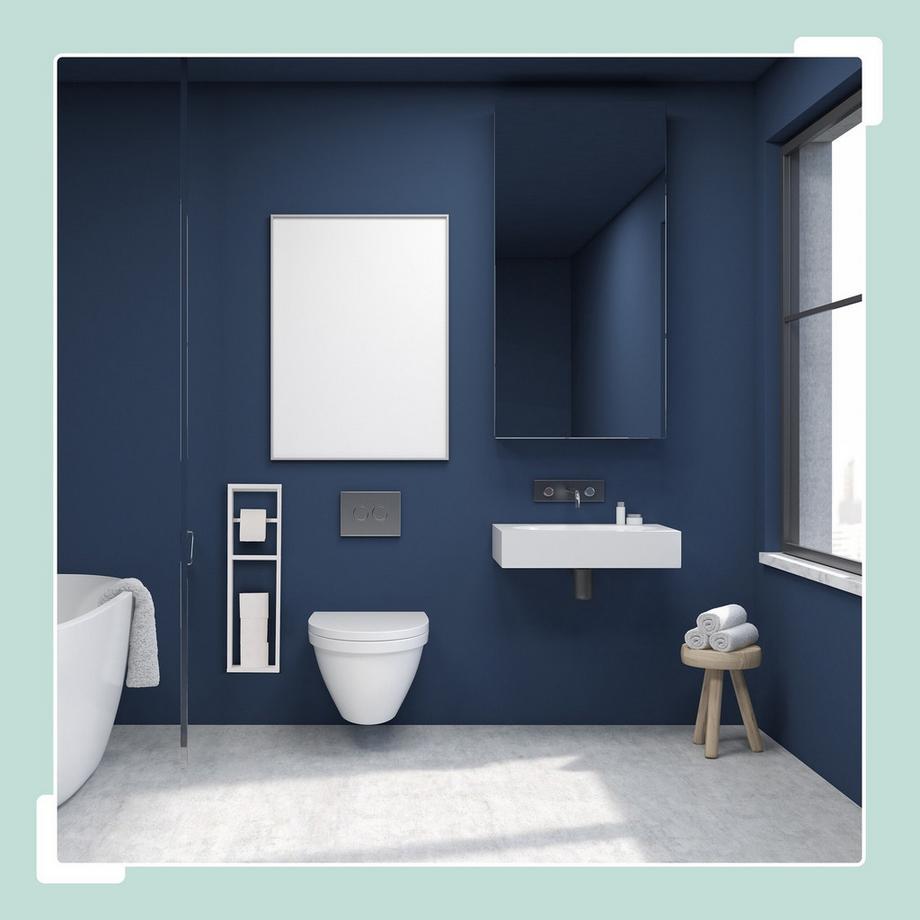 Northix Porte-papier toilette blanc  