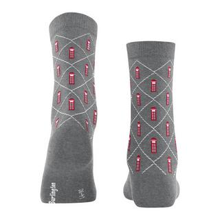 Burlington Phone Booth Muster Socken  