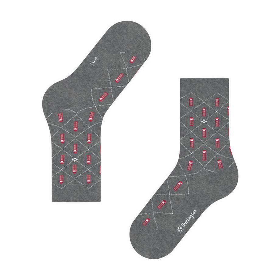 Burlington Phone Booth Muster Socken  