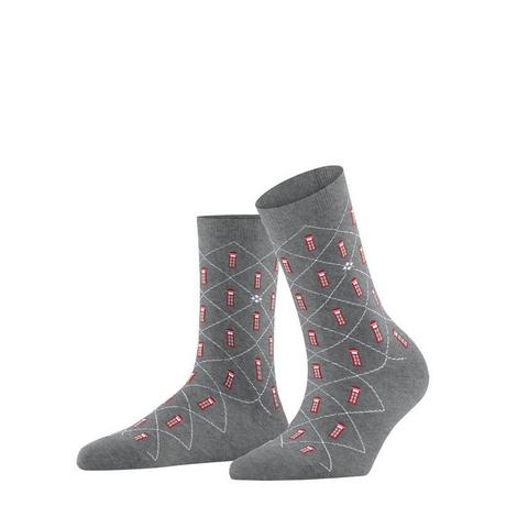 Burlington Phone Booth Muster Socken  