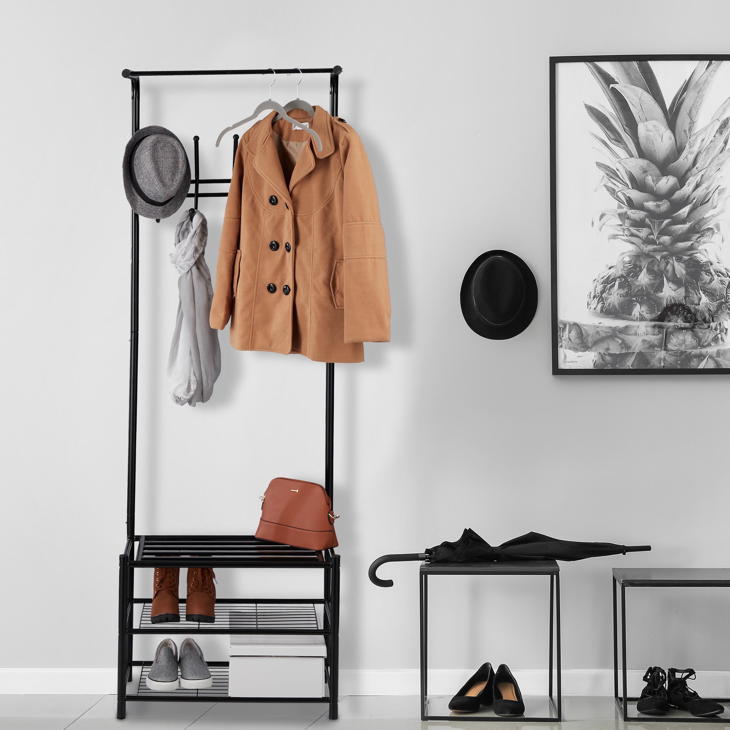B2X Kleiderbügel mit Schuhaufbewahrung  