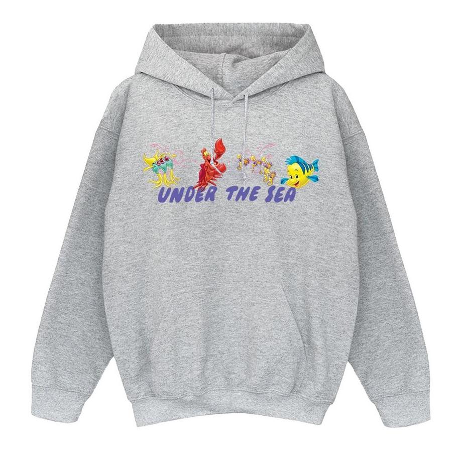 Sweat à capuche THE LITTLE MERMAID UNDER THE SEA