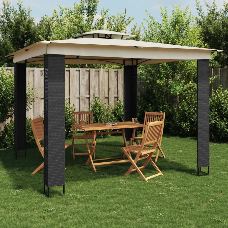 VidaXL gazebo Acciaio  