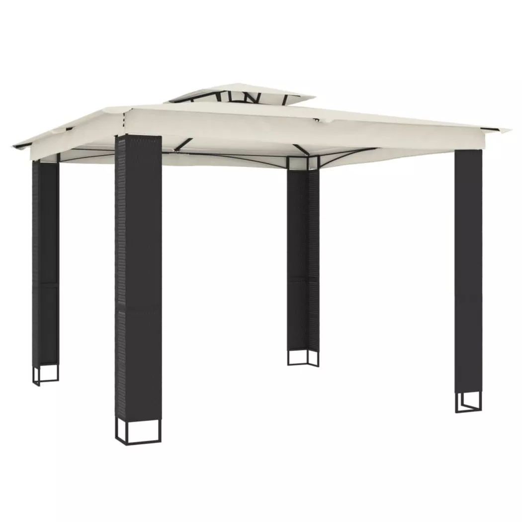 VidaXL - gazebo Acciaio, One Size, Light Beige