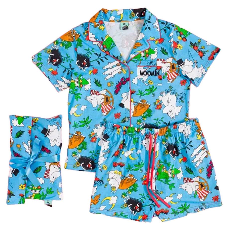 Moomin Great Outdoors Kurzarm Schlafanzug Set  