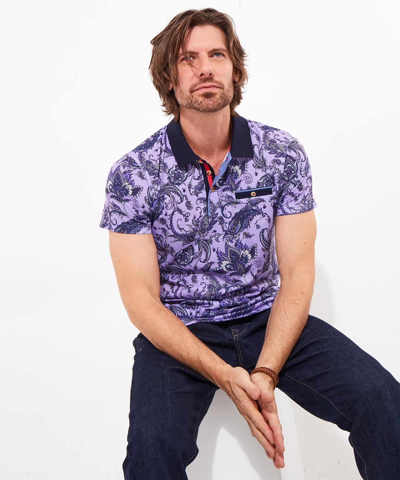 Joe Browns  Poloshirt mit Paisleymuster 