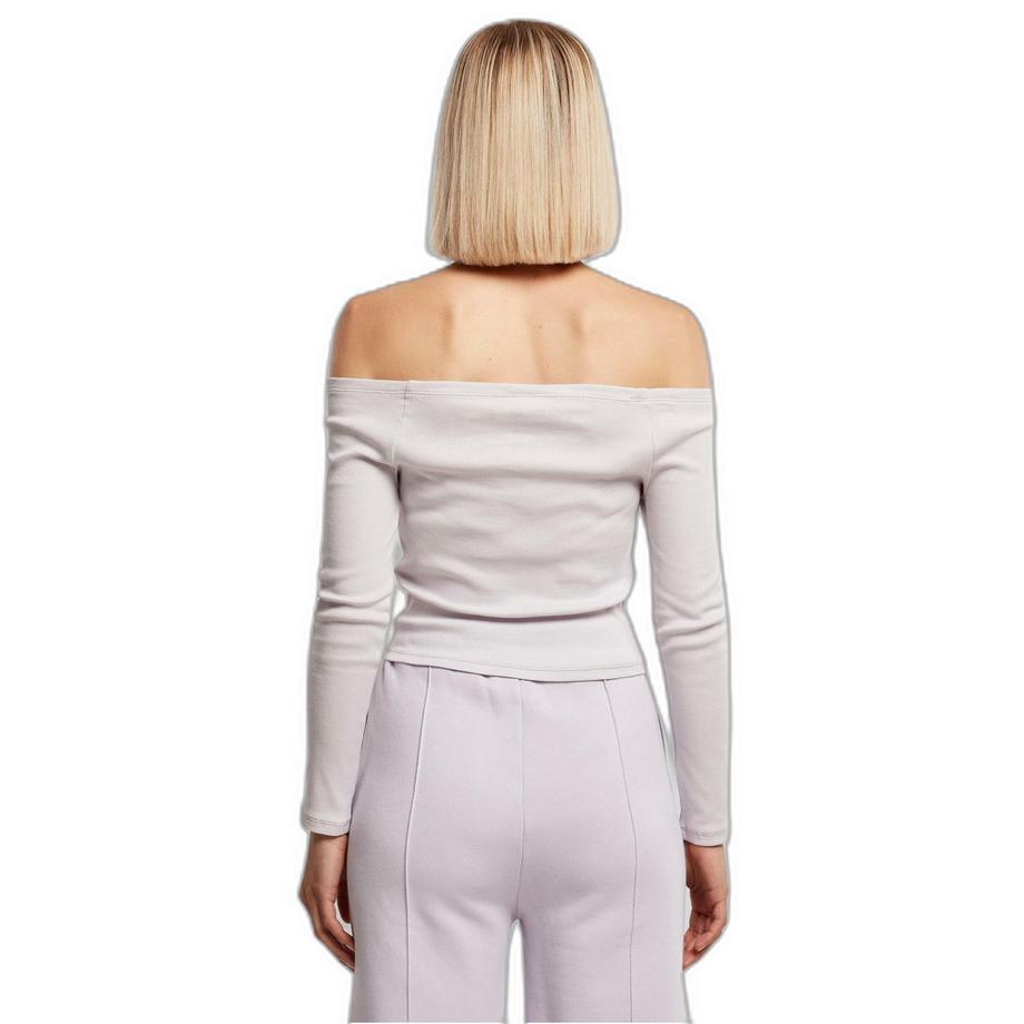 URBAN CLASSICS Schulterfreies Langarmshirt  