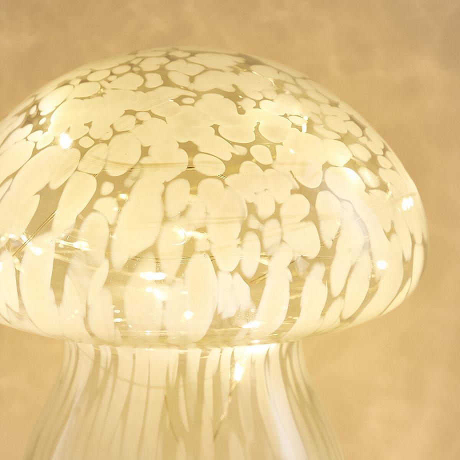 La Redoute Intérieurs Dekorative LED-Pilzlampe Onoki aus Glas  