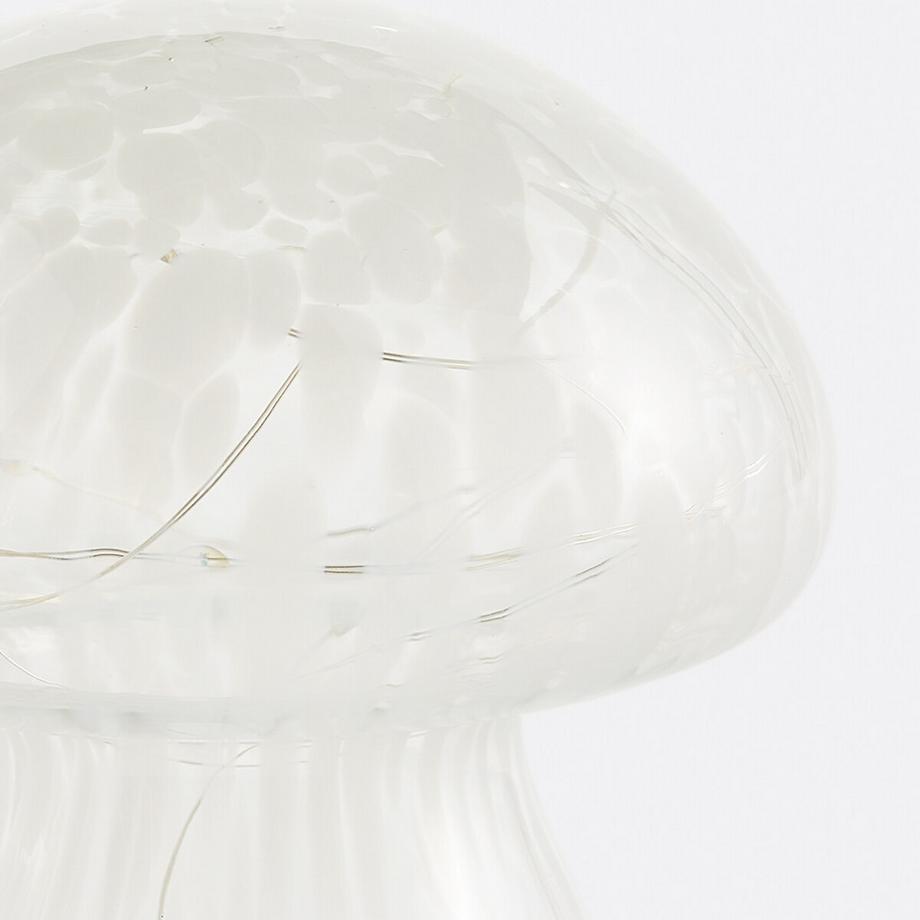 La Redoute Intérieurs Dekorative LED-Pilzlampe Onoki aus Glas  